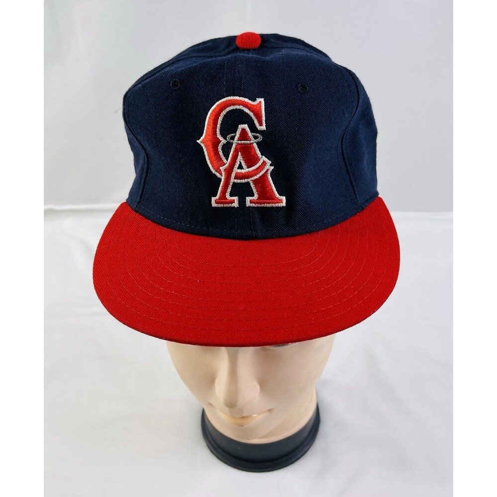 Vintage ANAHEIM CA ANGELS NEW ERA 59/50 DIAMOND HAT NEW OldStock FIT 6-7/8